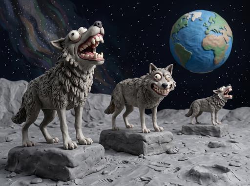 Nano Banana 2: Strict Composition & Absurdist Claymation Transfer: A high-detail 3D reimagining that preserves the EXACT spatial layout